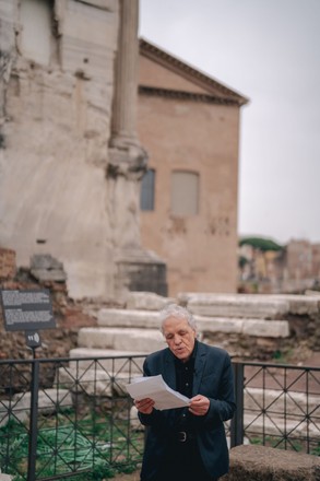 Abel Ferrara Reads Gabriele Tinti Poems, Rome, Italy - 21 Apr 2022
