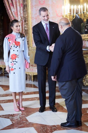 Spanish Royals Host A Lunch For Literature World Members in Madrid, Spain - 21 Apr 2022