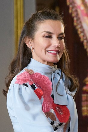 Spanish Royals Host A Lunch For Literature World Members in Madrid, Spain - 21 Apr 2022