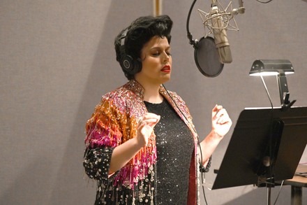 Debbie Wileman live recording of 'Over the Rainbow' Barbra Streisand Scoring Stage at Sony Pictures, Culver City, CA, USA - 23 Apr 2022