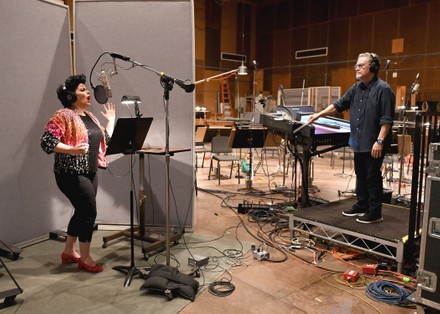 Debbie Wileman live recording of 'Over the Rainbow' Barbra Streisand Scoring Stage at Sony Pictures, Culver City, CA, USA - 23 Apr 2022
