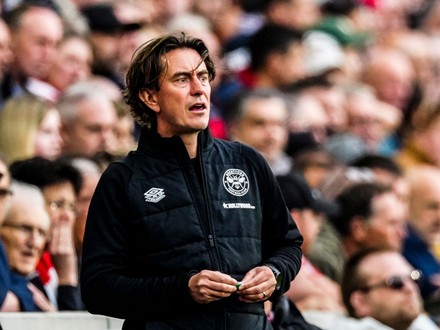 Brentford Manager Thomas Frank Reacts Editorial Stock Photo - Stock ...