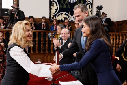 Spanish Royals Attend Cervantes Awards Ceremony, Alcala de Henares, Spain - 22 Apr 2022