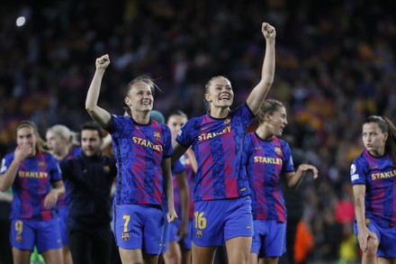 Caroline Graham Hansen Fc Barcelona Celebrate Editorial Stock Photo - Stock  Image