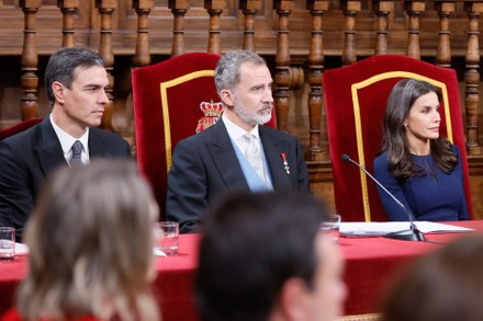 Spanish Royals Attend Cervantes Awards Ceremony, Alcala de Henares, Spain - 22 Apr 2022