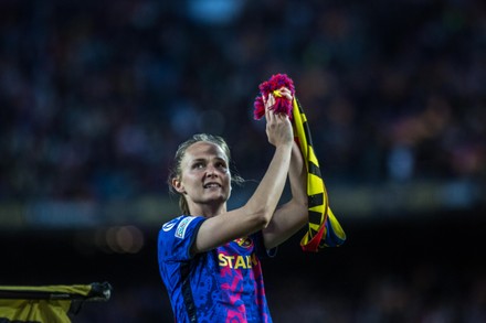 Caroline Graham Hansen Fc Barcelona Celebrate Editorial Stock Photo - Stock  Image