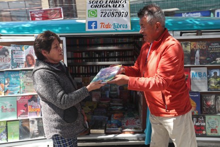 The Book Truck - An old combi turned into a mobile bookstore, La Paz, Bolivia - 20 Apr 2022