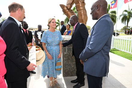 Prince Edward, Earl of Wessex and Sophie, Countess of Wessex visit to the Caribbean - 25 Apr 2022
