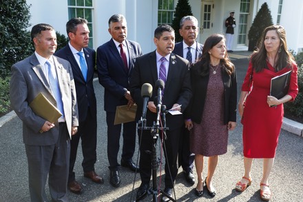 The US President meets with members of Congressional Hispanic Caucus, Washington, USA - 25 Apr 2022