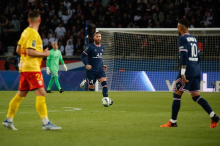 Paris: French L1 Football Match PSG vs RC Lens, 1-1. PSG Wins His 10th L1 Title - 23 Apr 2022