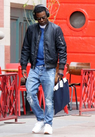 Chris Rock walking in Soho, New York, USA - 26 Apr 2022