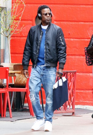 Chris Rock walking in Soho, New York, USA - 26 Apr 2022