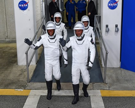SPACEX-NASA Crew-4 Walks Out for Launch at the Kennedy Space Center, Florida - 27 Apr 2022