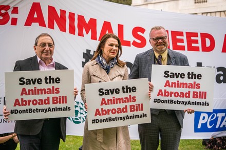 Save the animals abroad bill, Westminster, London, UK - 27 Apr 2022