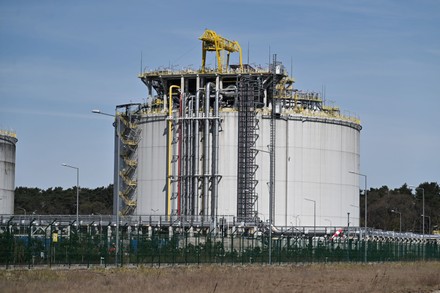 Gas terminal in Swinujscie, Poland - 27 Apr 2022