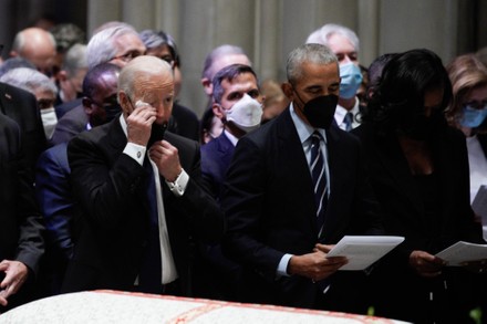 Joe Biden At Madeleine Albright Funeral - Washington, District of Columbia, United States - 27 Apr 2022