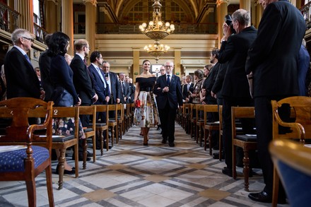 Left Enrico Bombieri Crafoord Prize Mathematics Editorial Stock Photo