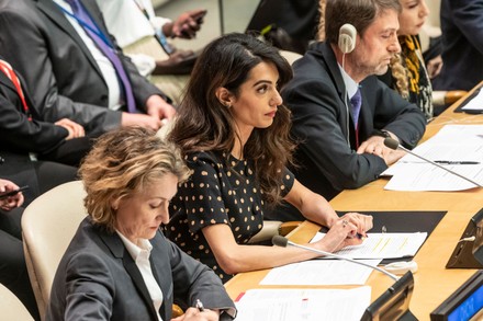 Ensuring accountability for atrocities committed in Ukraine, New York, United States - 27 Apr 2022