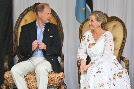 Prince Edward, Earl of Wessex and Sophie, Countess of Wessex visit to the Caribbean - 28 Apr 2022