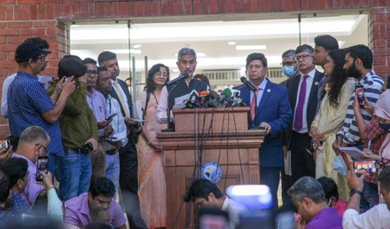 Indian foreign minister visits Bangladesh, Dhaka - 28 Apr 2022