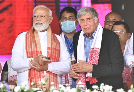 Indian Prime Minister Narendra  In Assam, Dibrugarh - 28 Apr 2022
