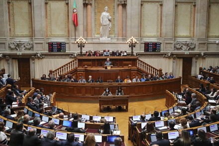Parliamentary debate on 2022 State Budget in Lisbon, Portugal - 28 Apr 2022