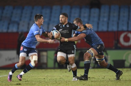 Walt Steenkamp Blue Bulls Tackles Sione Editorial Stock Photo Stock