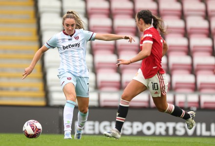Manchester United Women v West Ham United Women, Barclays FA Women's Super League, Football, Leigh Sports Village, Leigh, UK - 01 May 2022