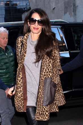 Amal Clooney out and about, New York, USA - 29 Apr 2022