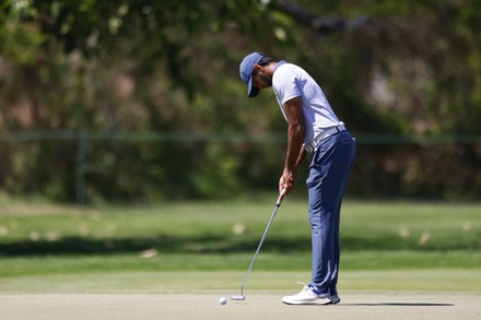 British Golfer Aaron Rai Competes During Editorial Stock Photo - Stock ...