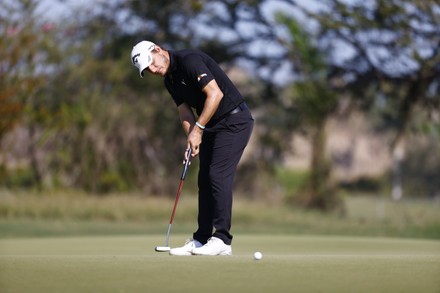 Argentine Golfer Emiliano Grillo Action During Editorial Stock Photo ...