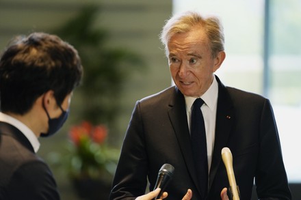 Ceo Lvmh Group Bernard Arnault Speaks Editorial Stock Photo - Stock Image