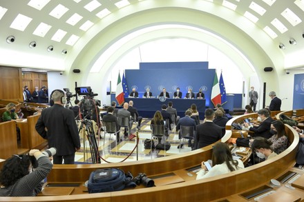 Press conference at the end of the Council of Ministers, Rome, Italy - 02 May 2022