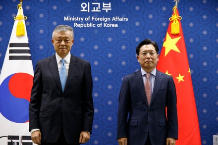 Nuclear envoy of South Korea and China meet, Seoul - 03 May 2022