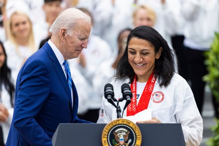President Biden welcomes Olympians to the White House, Washington, USA - 04 May 2022