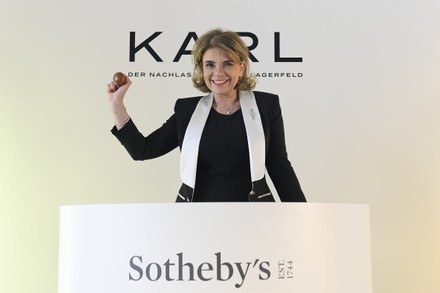 Karl For Sale: Sotheby's evening auction Karl Lagerfeld Collection in Cologne, Germany - 04 May 2022