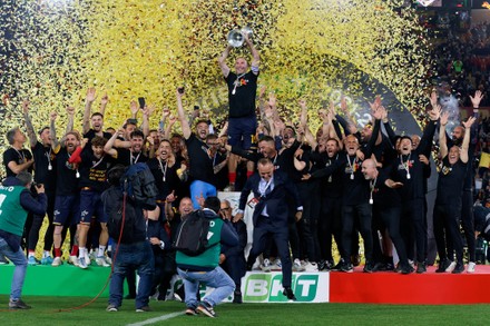 Serie B Trophy Editorial Stock Photo - Stock Image
