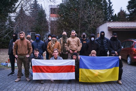 Belarusian Volunteers Pose Group Photo Belarusian Editorial Stock Photo ...
