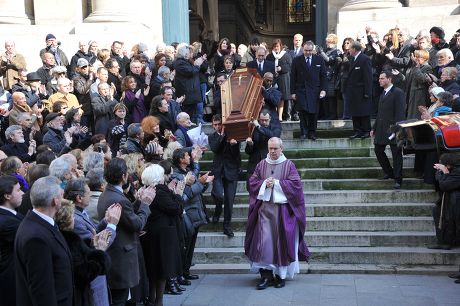 Annie Girardot funeral at Saint Roch Church, Paris, France - 04 Mar 2011