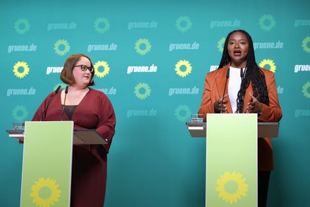 Alliance 90/the Greens press conference, Berlin, Germany - 09 May 2022