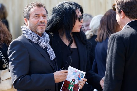 Regine's funeral at the Pere Lachaise cemetery, Paris, France - 09 May 2022