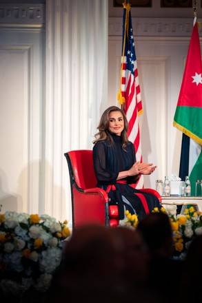 Their Majesties King Abdullah II and Queen Rania Al Abdullah receive the Path to Peace Award, New York, USA - 09 May 2022