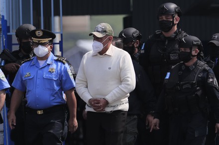 Former Director of the Honduran Police is extradited to the US for drug trafficking, Tegucigalpa, Honduras - 10 May 2022
