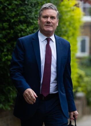 Sir Keir Starmer Leaves His Home Editorial Stock Photo - Stock Image ...