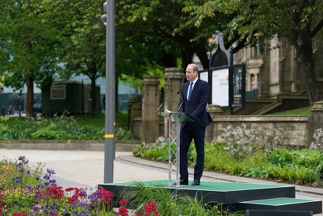 Prince William and Catherine Duchess of Cambridge attend the official opening of the Glade of Light Memorial, Manchester, UK - 10 May 2022