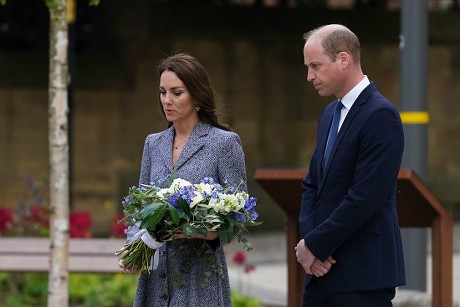 Prince William and Catherine Duchess of Cambridge attend the official opening of the Glade of Light Memorial, Manchester, UK - 10 May 2022