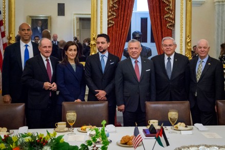 King Abdullah II of Jordan meets with a Senate Committee on Foreign Relations, Washington, District of Columbia, USA - 10 May 2022