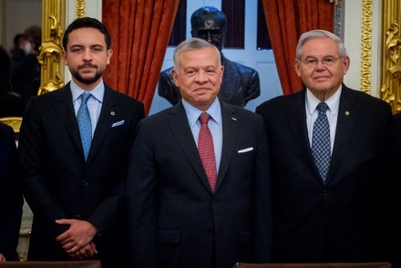 King Abdullah II of Jordan meets with a Senate Committee on Foreign Relations, Washington, District of Columbia, USA - 10 May 2022