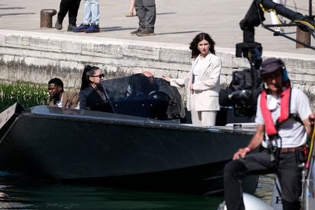 'Lift' on set filming, Venice, Italy - 11 May 2022