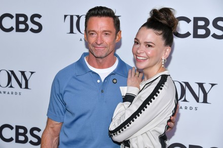 Hugh Jackman Sutton Foster Editorial Stock Photo - Stock Image